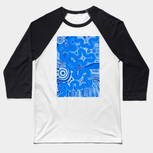 Blue landscape Baseball T-Shirt